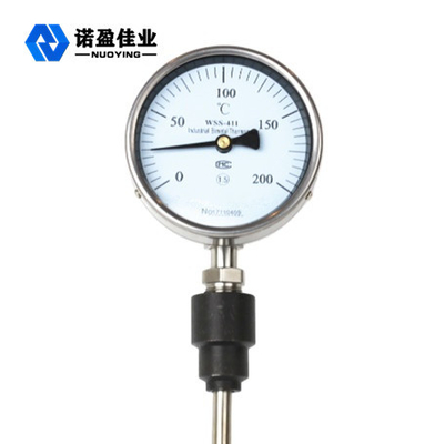 Des Hydrauliköl-SS bimetallische Faden-Verbindung Skala-des Thermometer-150mm