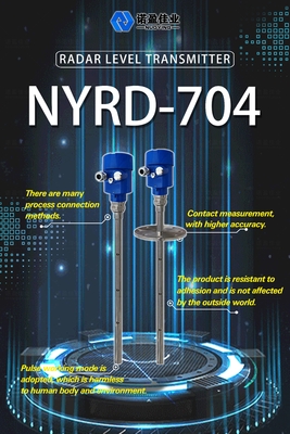Ein guter Preis. NYRD-704 Wellenradar-Niveau-Meter-Sender für dielektische Flüssigkeit mit niedriger Konstante 6M Reichweite Online