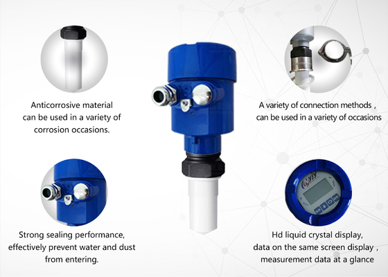 Ein guter Preis. 4-20mA NUOYING 26GHz NYRD805 Radar Level Sensor Sender geeignet für verschiedene Korrosionsflüssigkeit mit PTFE-Material Antenne Online