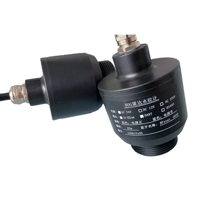Ein guter Preis. 80GHz-Radar-Niveau-Sensor mit Millimeterwellen-Technologie, RS485-Wasserradar-Niveau-Sensor-Sendermessung Online