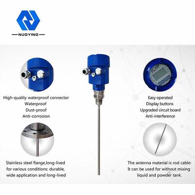Ein guter Preis. 1.8GHz NYRD-702 Fabrik-Direktverkauf Hochgenauigkeit geführte Wellen Radar Level Meter Sender mit 4-20mA Ausgang Online
