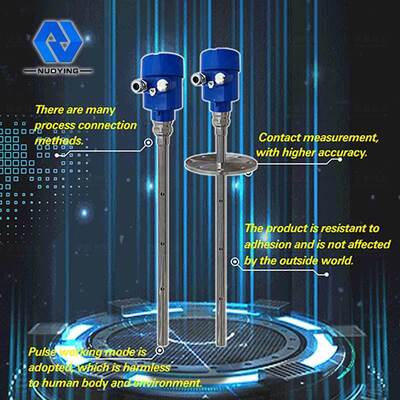 Ein guter Preis. NYRD704 1,8 GHz Radar-Levelmeter 4-20mA 6m Radar-Flüssigkeitsstandssensor für Schlammspeicher und Zement-Silo mit IP67 Online