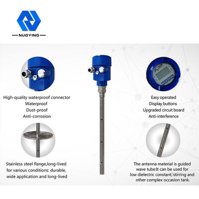 Ein guter Preis. NYRD704 1,8-GHz-Koaxialsonden-Radar-Füllstandsender mit geführter Welle für Flüssigkeiten mit 6 m/15 m Reichweite und Stabantenne Online
