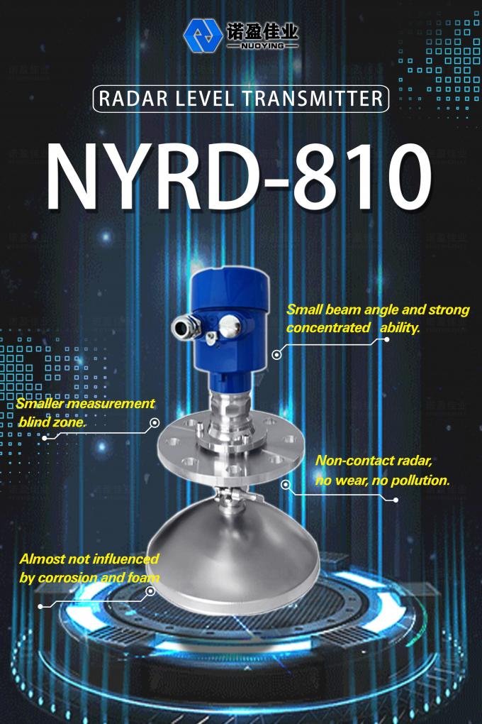 26GHz NYRD-810 Hochfrequenz Meter Wellenradar Feststandssensor Geführtes Radar Säure-Level-Sender 5
